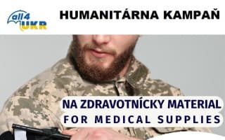 Pomôžme zabezpečiť zdravotnícky materiál